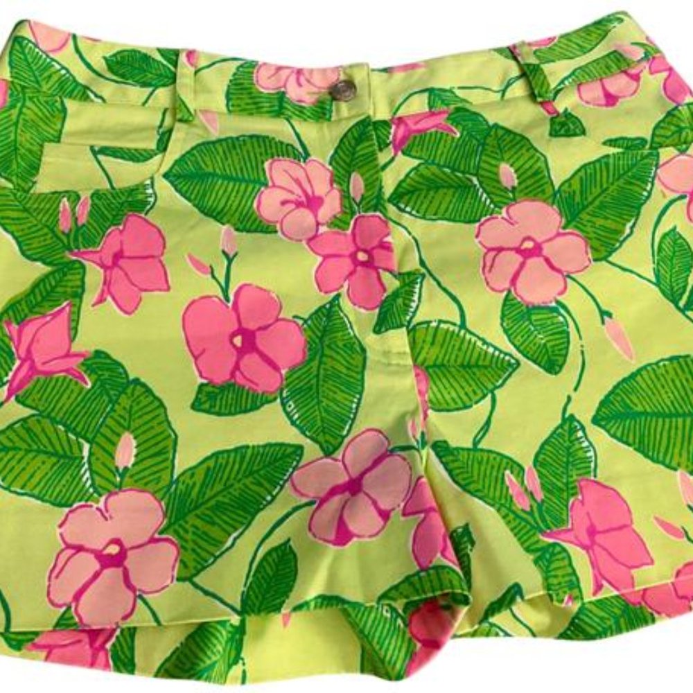 White Label Lilly Pulitzer Mandevilla Shorts sz 6